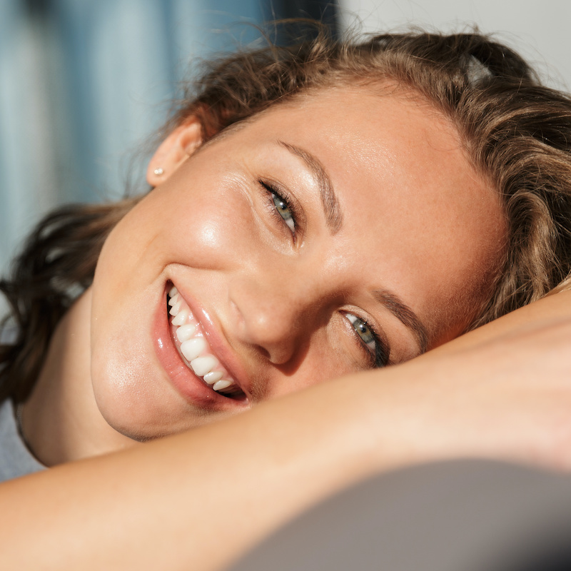 smiling young woman